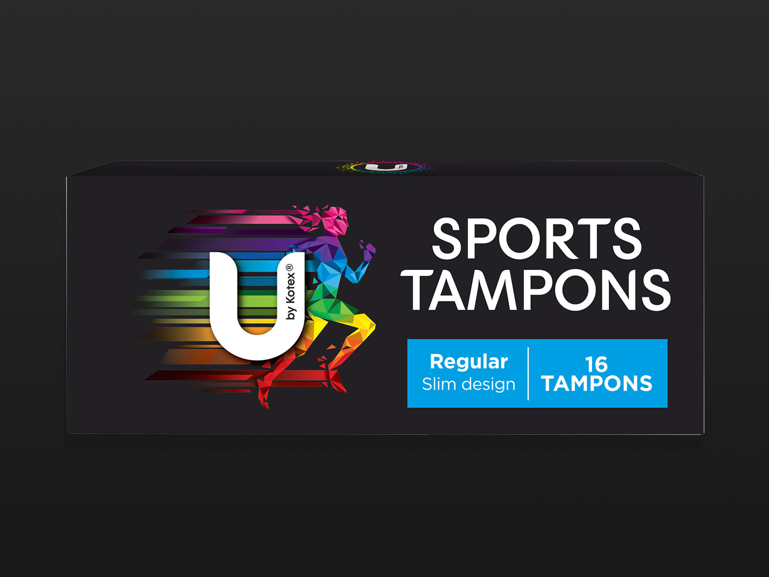 U by Kotex® Sport Tampons regular slim design